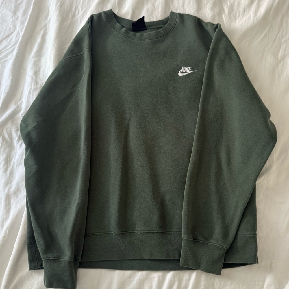 Classic Green Nike Crewneck Sweater